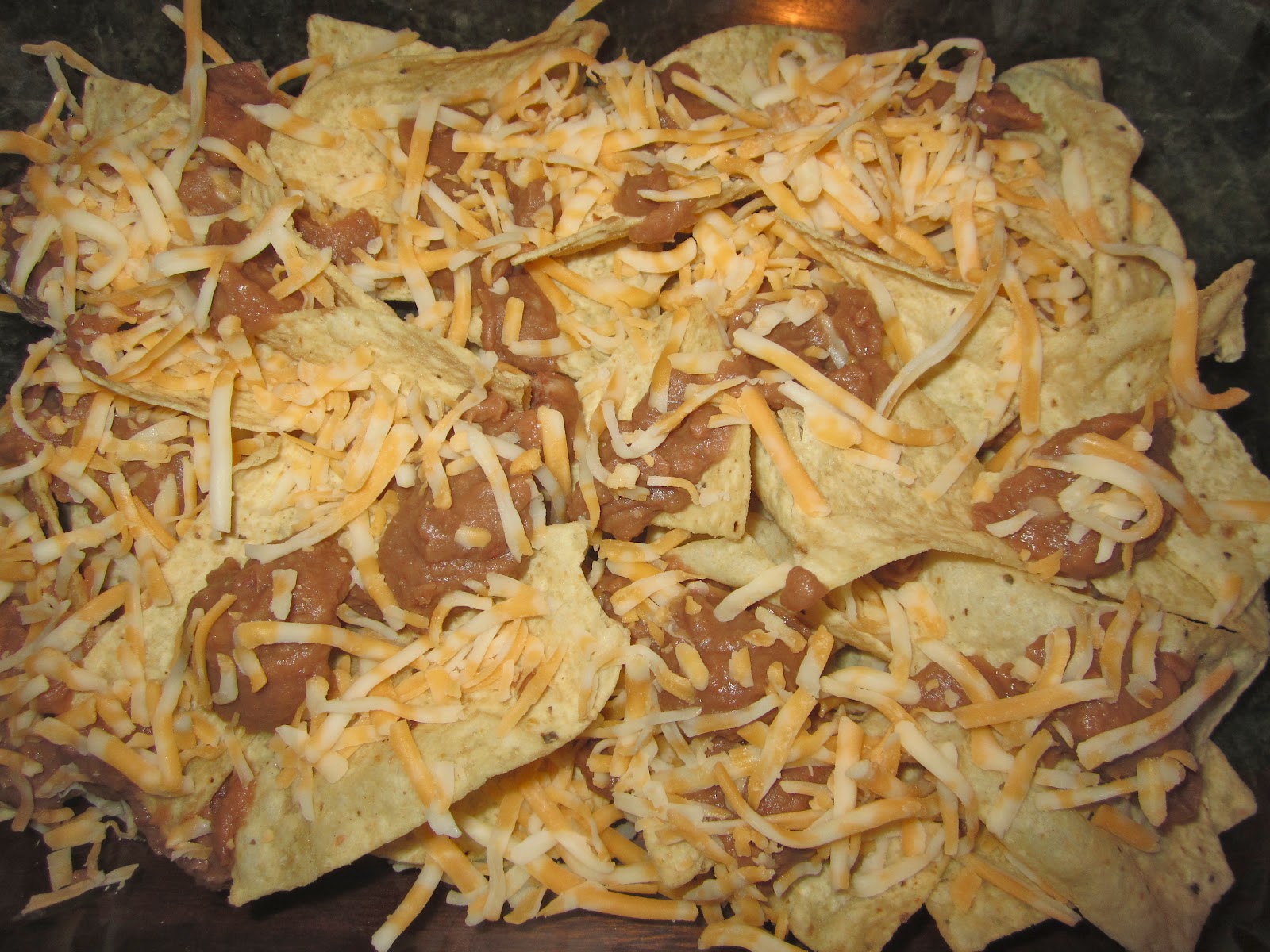 cook a mama Game Day Nachos with Green Chili Cheddar Cheese Sauce