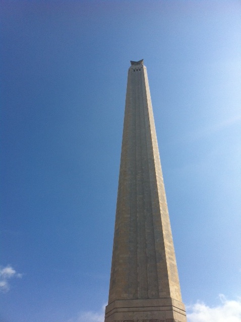 in the observation deck.
