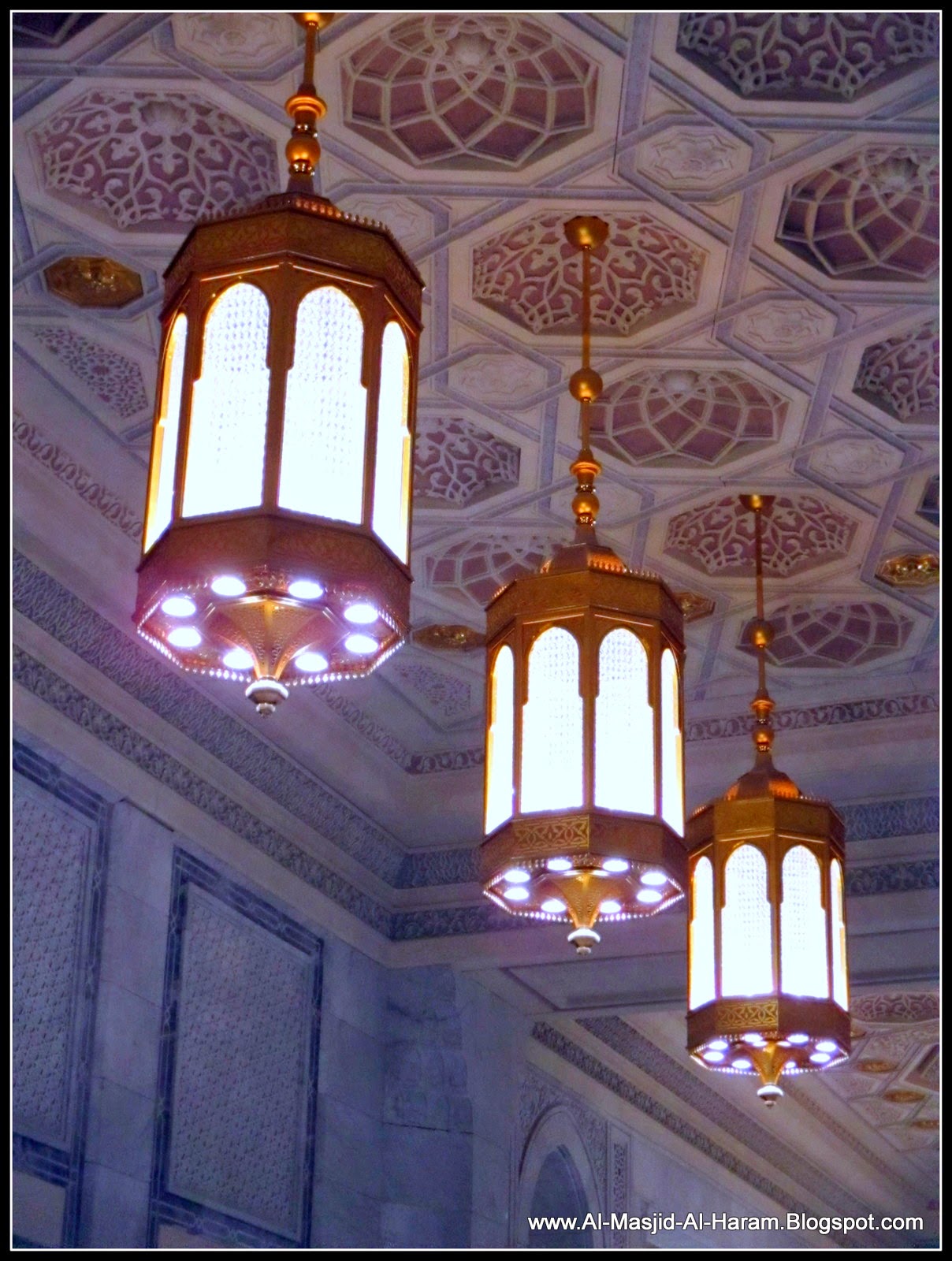 MANTAN KYAI NU: Indahnya Dekorasi Interior Masjidil Haram Yang Terbaru