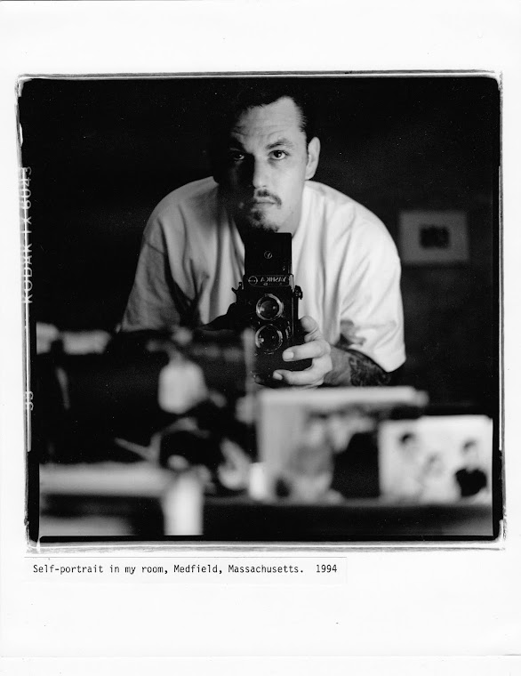Self-Portrait of Joe Cafferelli. Medfield, MA 1994.