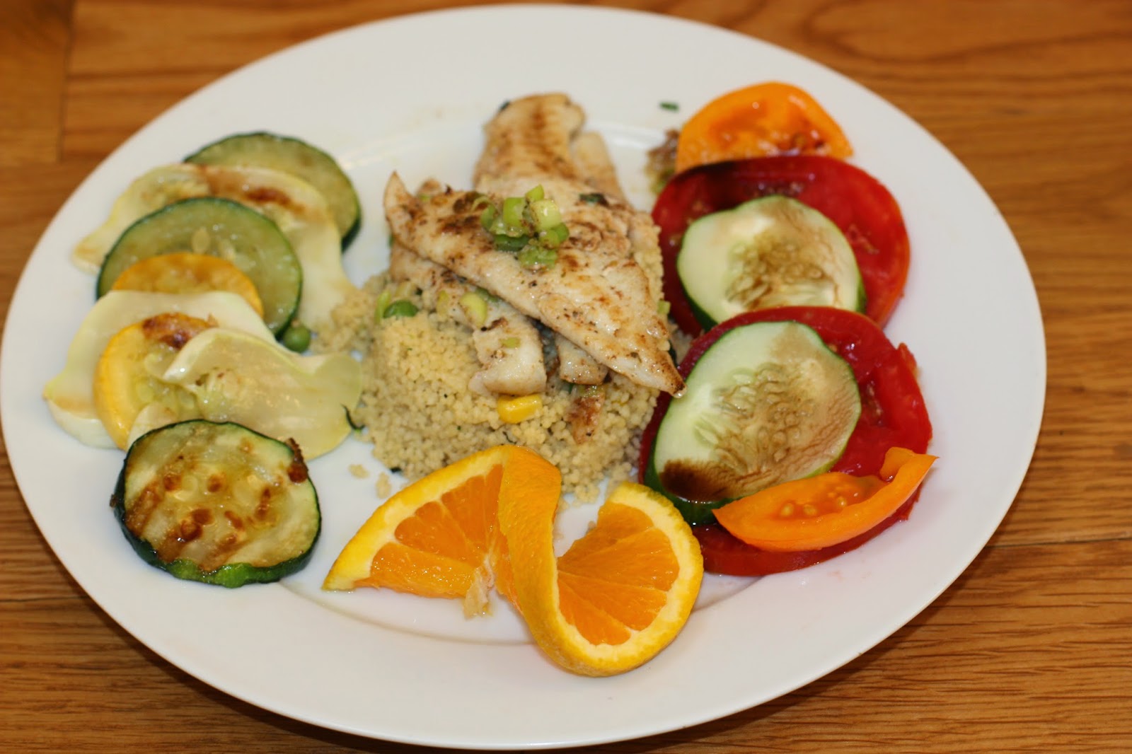 Chow and Chatter Spiced Sole with Seasonal Vegetables