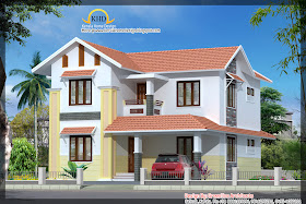 153 square meter (1648 sf.ft.) Villa Elevation 153 square meter (1648 sf.ft.) Villa Elevation