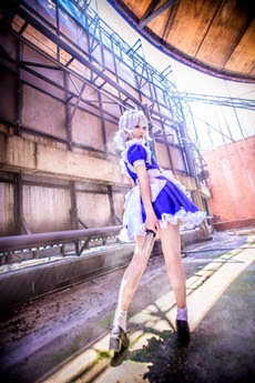 Touhou Project Izayoi Sakuya Cosplay