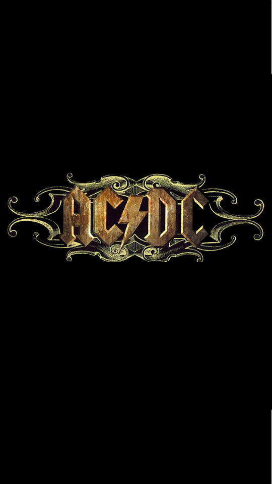 ACDC Rock Logo Android Wallpaper