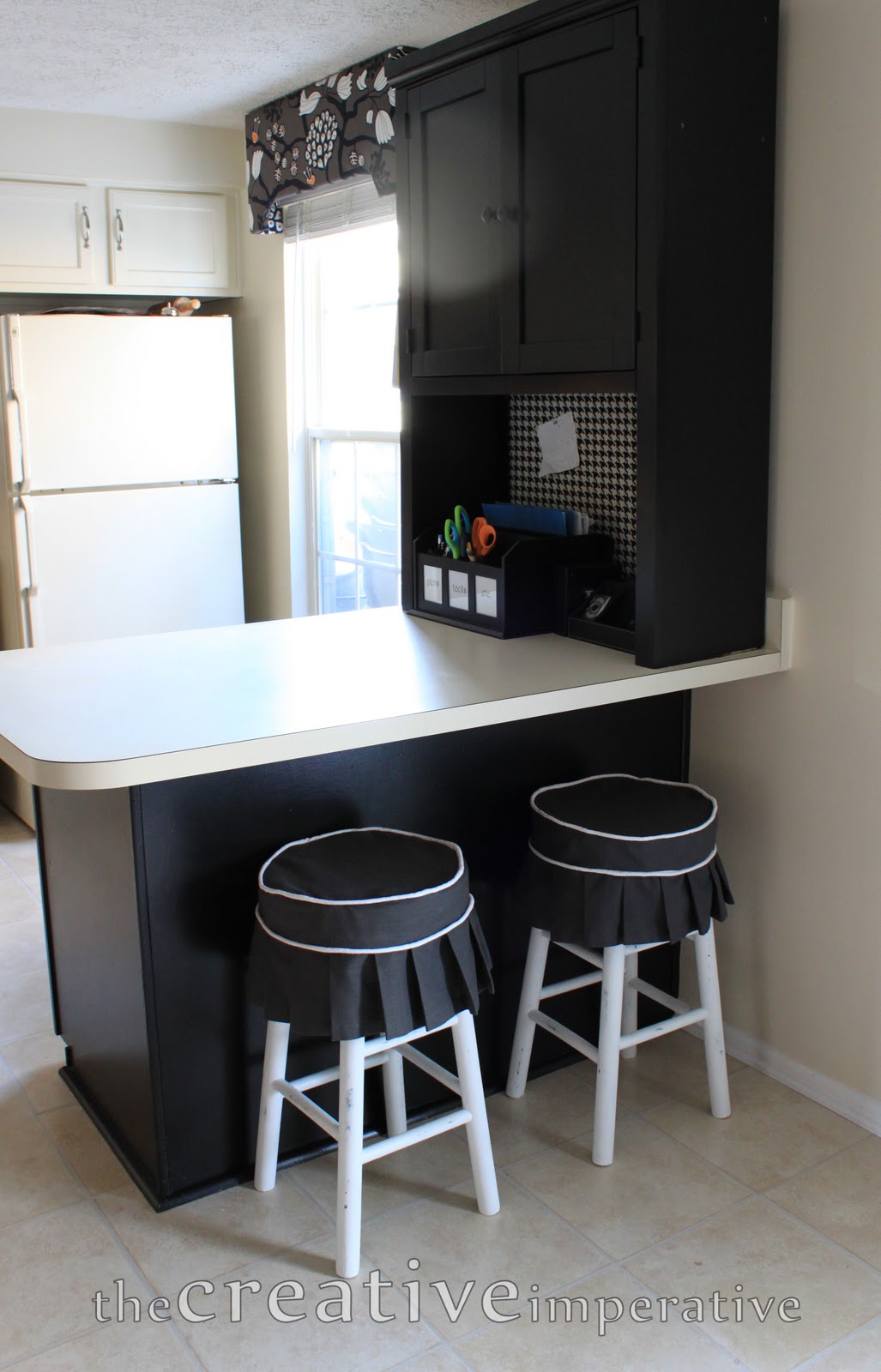 The Creative Imperative Skirted Bar Stool