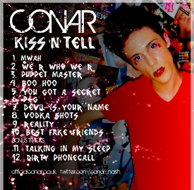 Conor; Media Blog Back Cover and CD Spine.