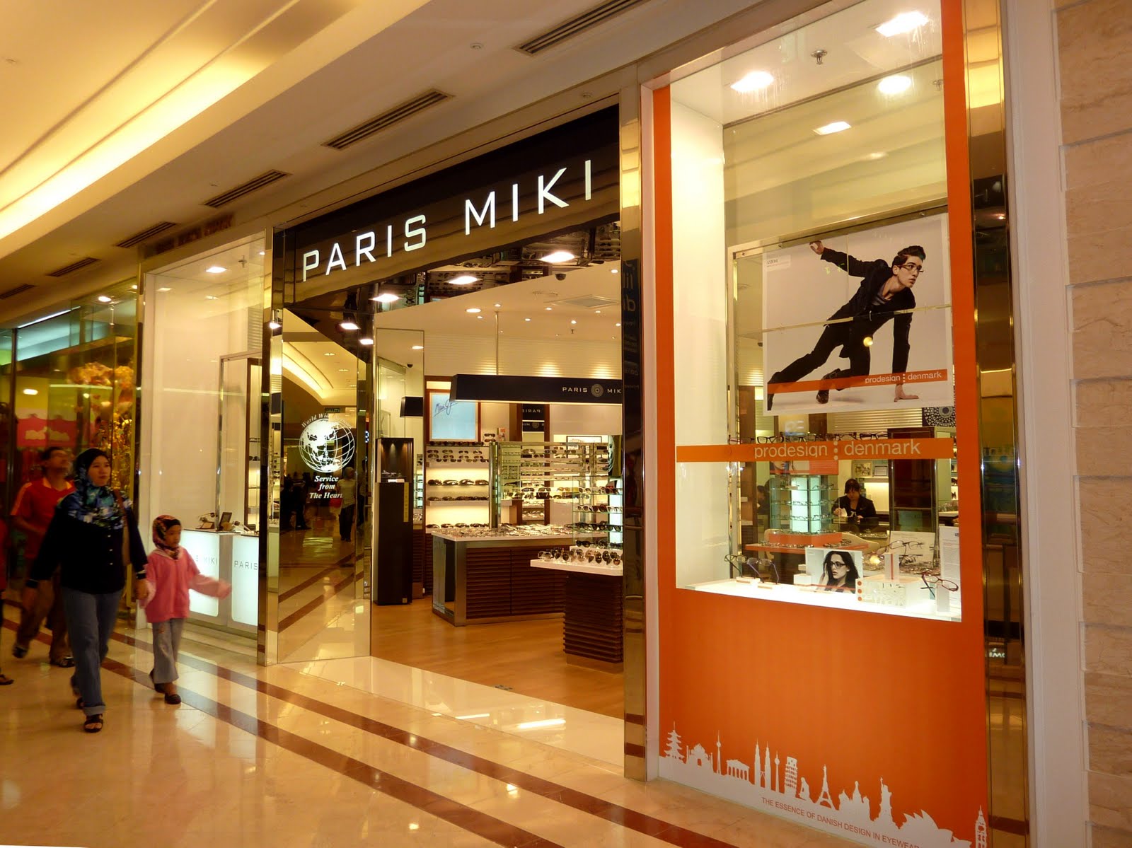 Eye Fashion EyesLoveInfinity Optique Paris Miki, Suria KLCC with Prodesign Denmark Windows