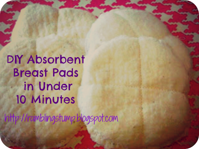 ramblingstump: How to Make Absorbent Breast Pads