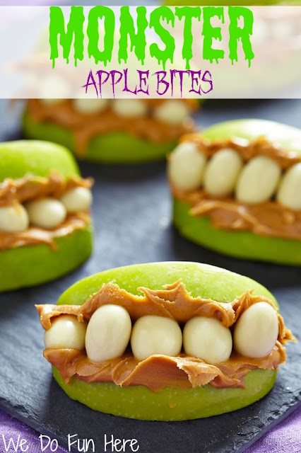 12 Spooktacular Halloween Kid Crafts 34 Monster Apple Bites | 12 Spooktacular Halloween Kid Crafts | 34 |