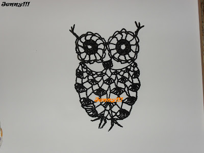 Schema orecchini gufo uncinetto