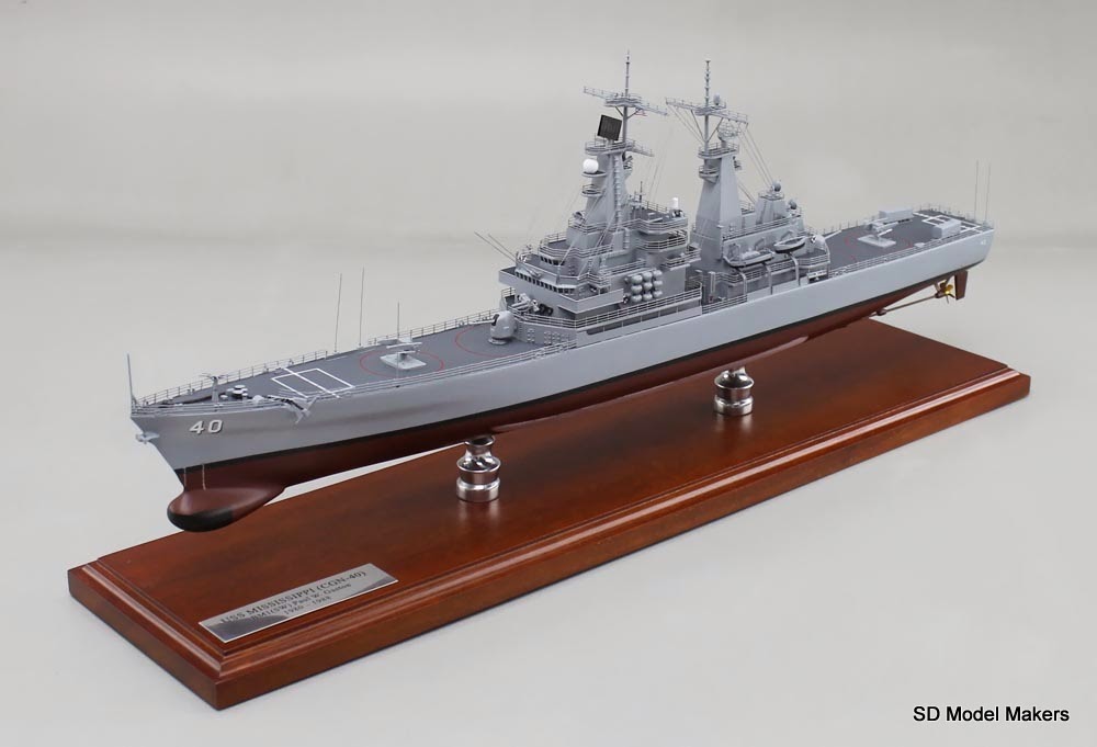 SD Model Makers Recently completed 26” US Navy Guided Missile Cruiser