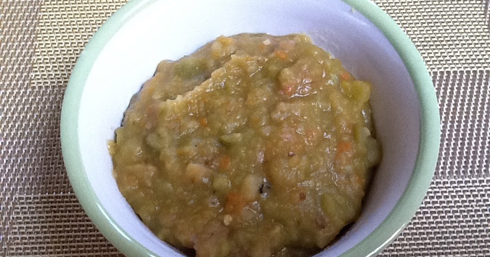 Mommy and Baby food Split Pea Soup for the Whole Family