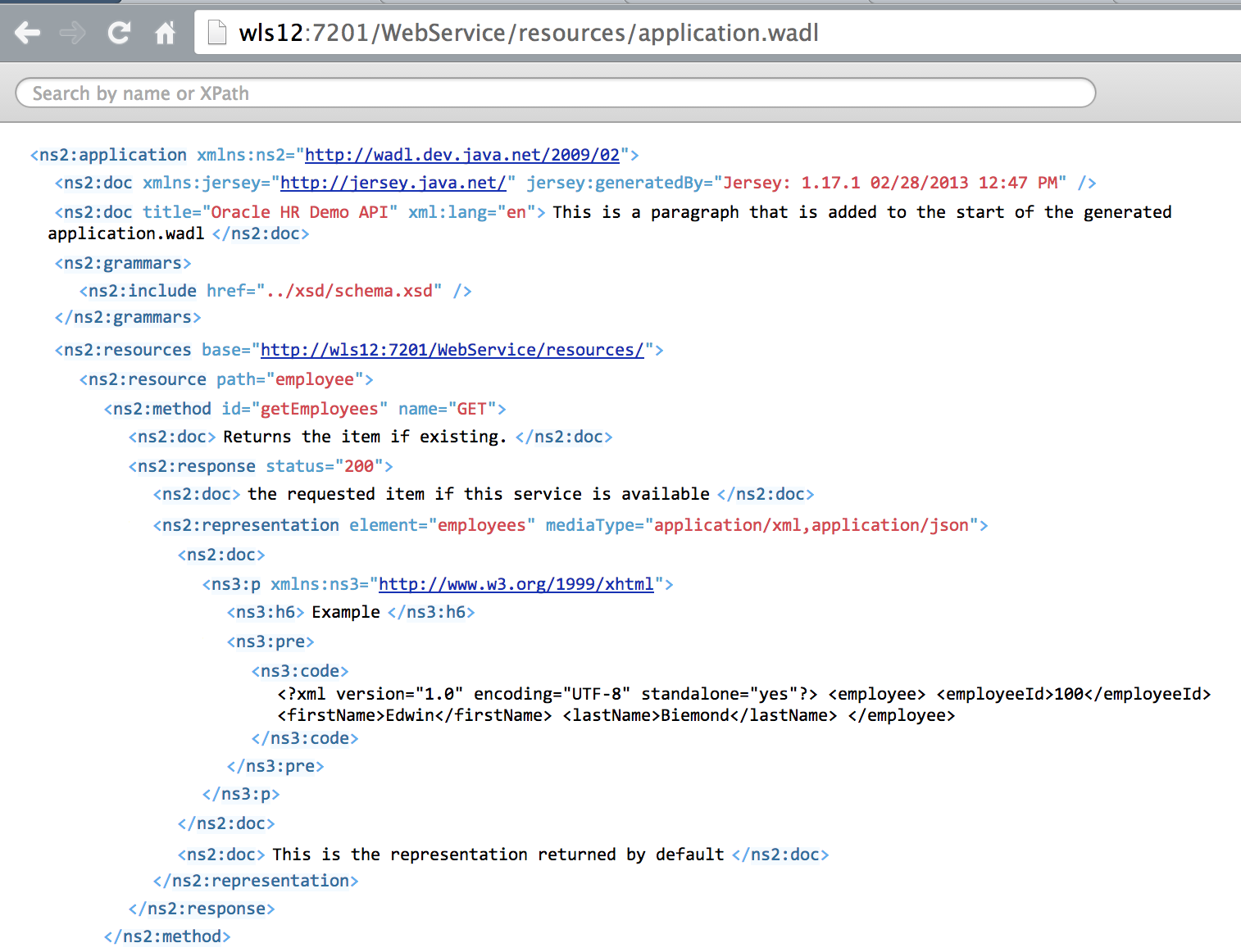 Java / Oracle SOA blog Custom Jersey WADL generation