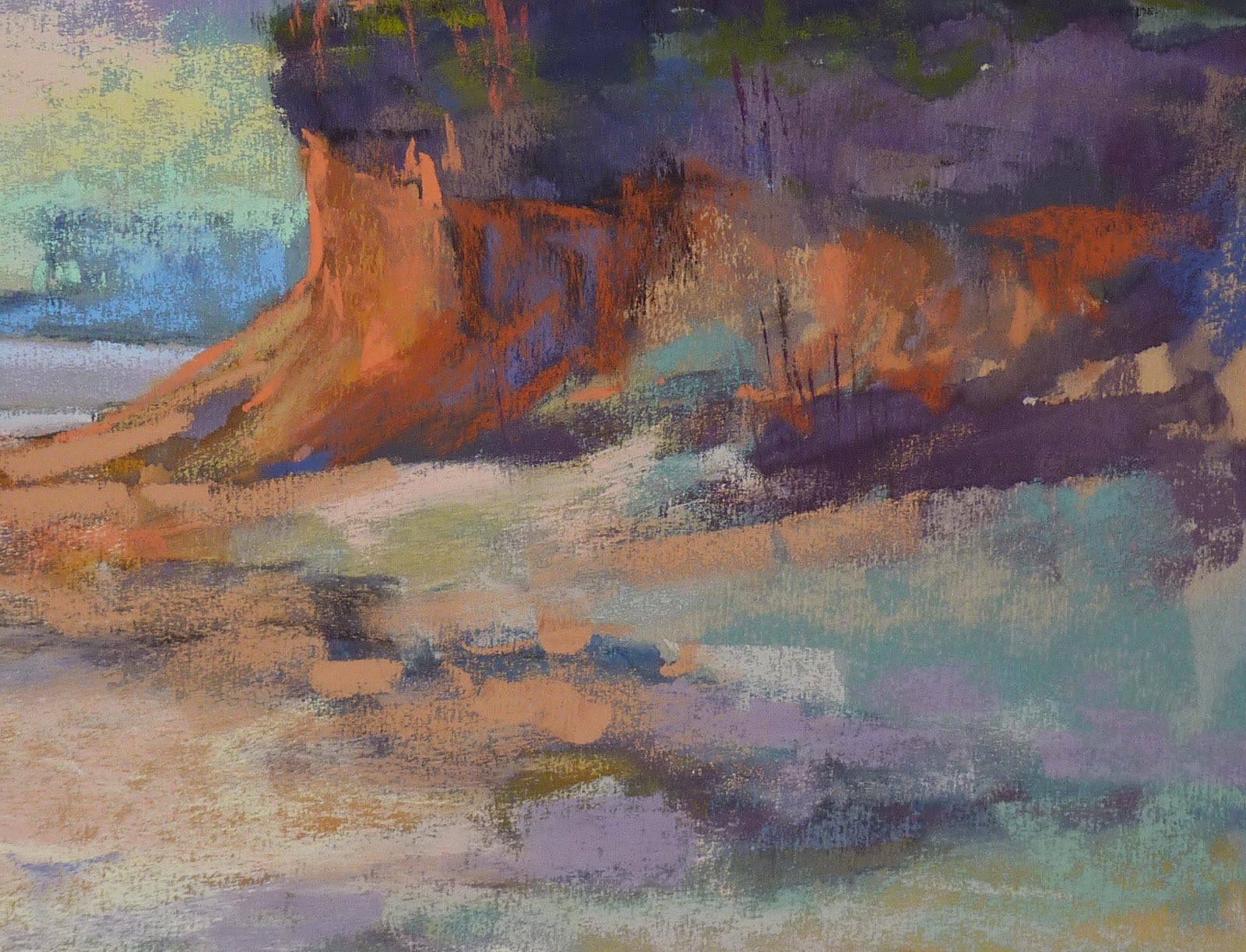 Painting My World Watercolor Underpaintings and Pastel.....How to Preserve the Underpainting