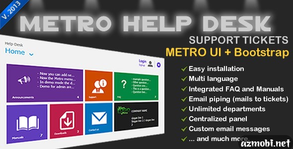 CodeCanyon – Metro Help Desk Support Tickets v2013.1