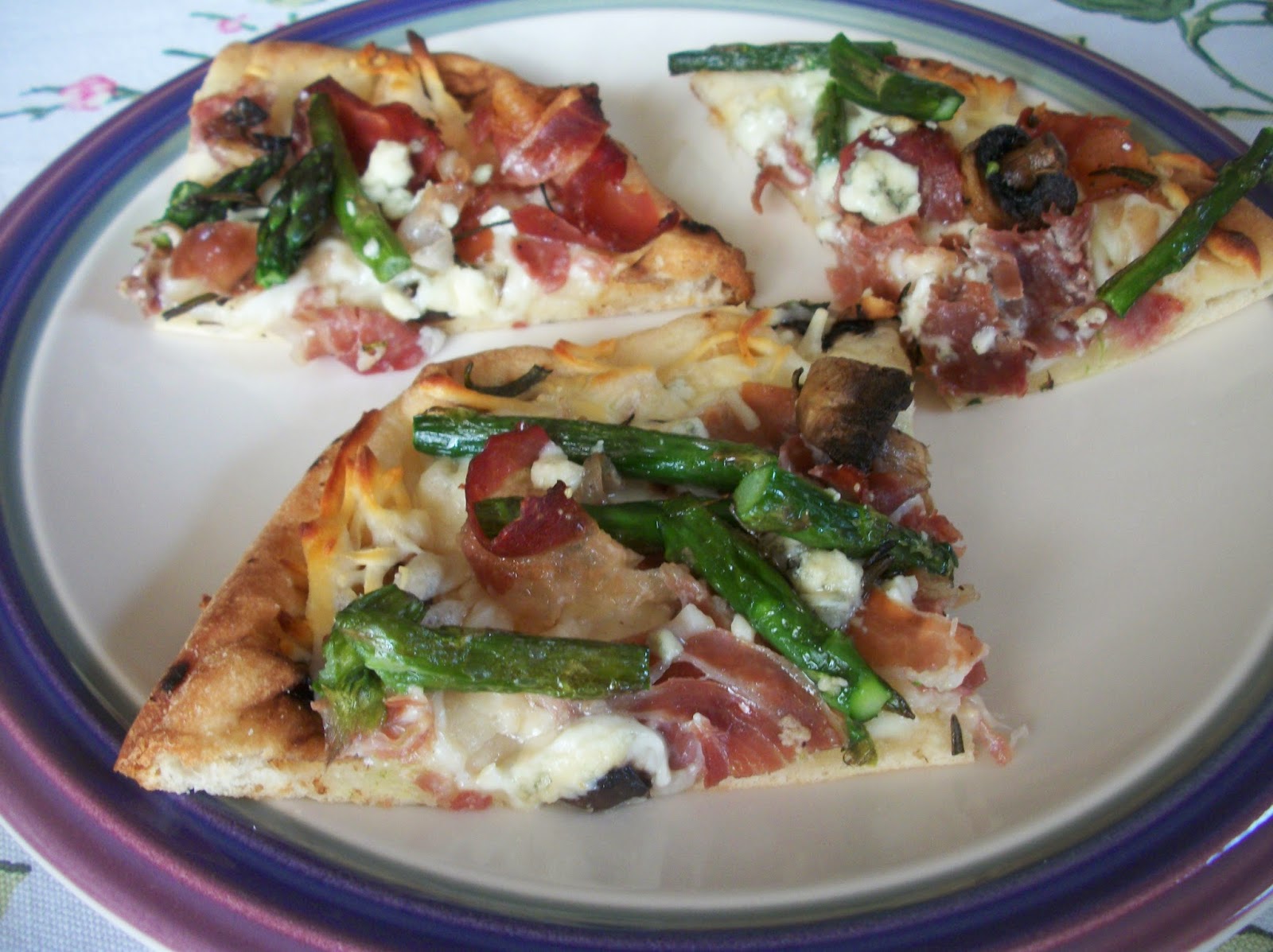 Cook with Sara Prosciutto and Roasted Asparagus Flatbreads/Pizza with
