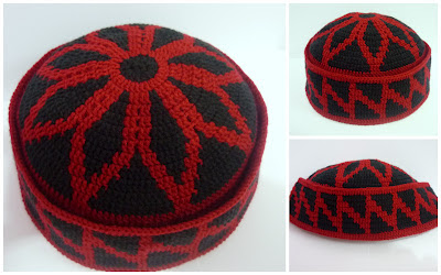 Crochet.is.Fun: Kopiah Raya~