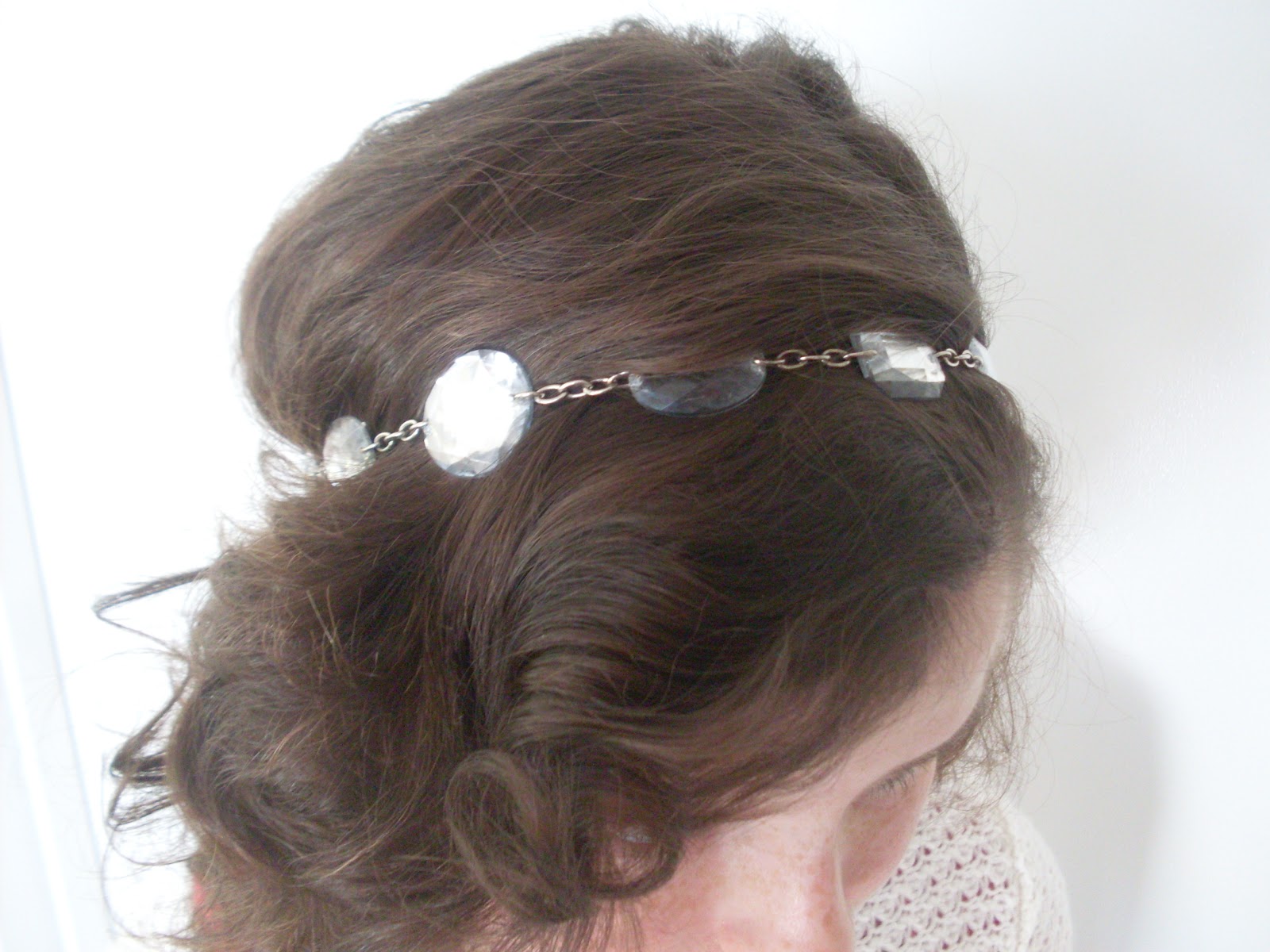 Kooky Quirky Cute DIY Jeweled Chain Headbands