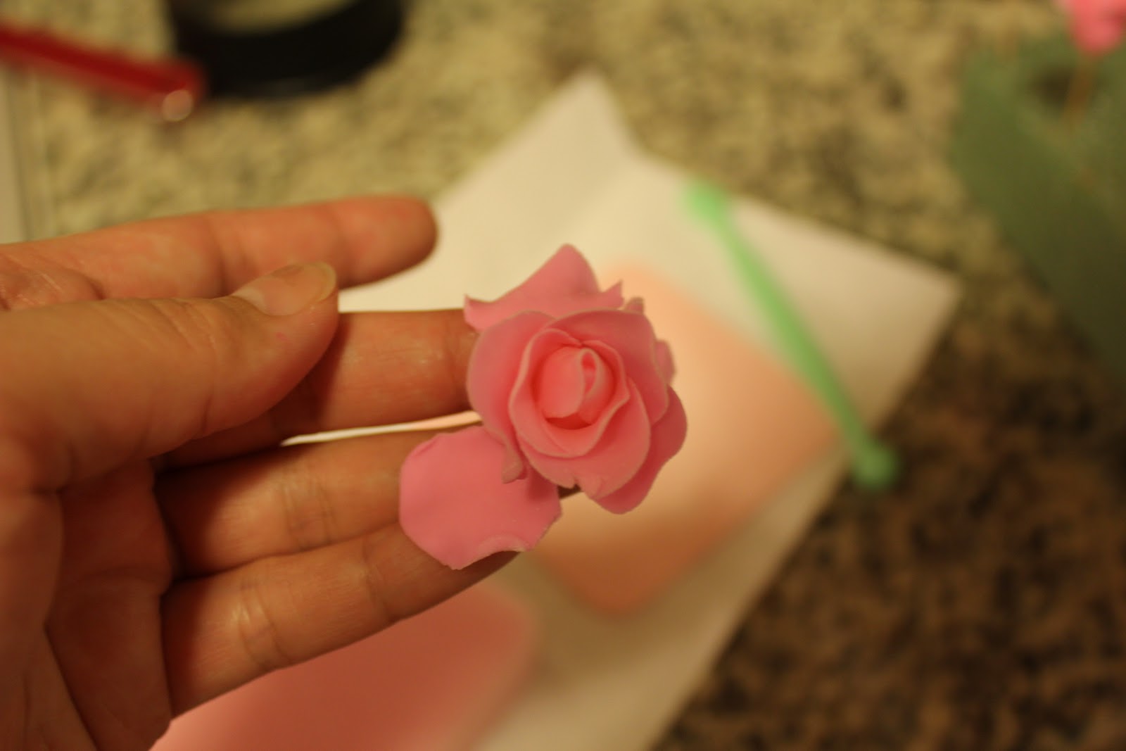 Fondant Roses Tutorial Gwen's Kitchen Creations