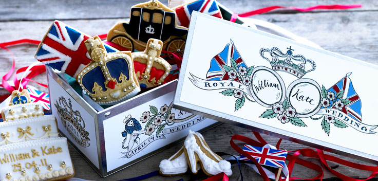 alternative royal wedding plates. Royal Wedding biscuits with