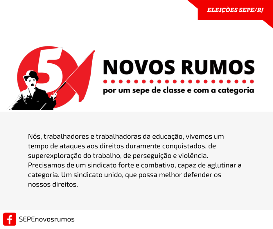 CHAPA 5 - Novos Rumos por um Sepe de Classe e com a Categoria