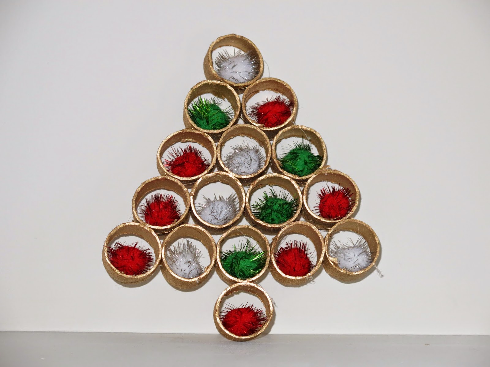 Caker Cooking Cardboard Tube Christmas Tree