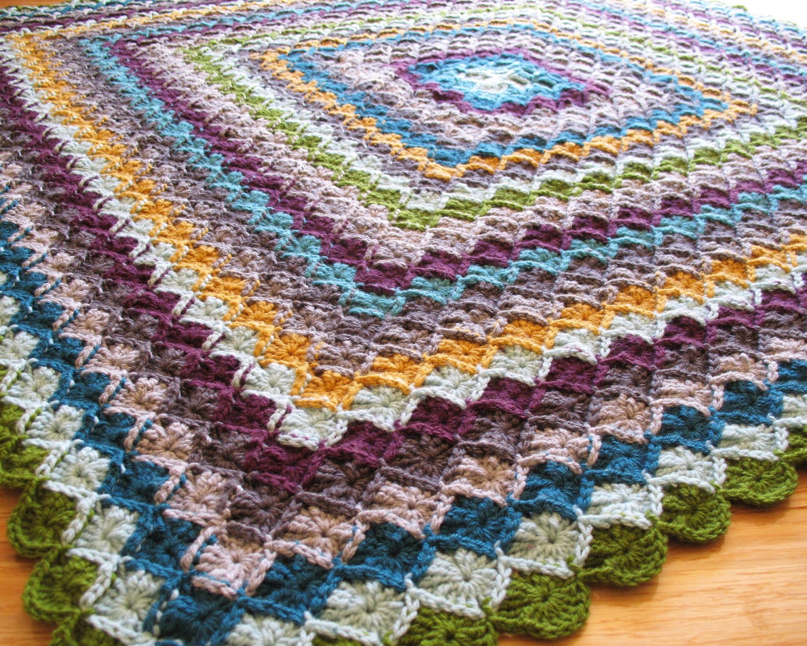 eclectic me: wool eater blanket CAL week 8ish...