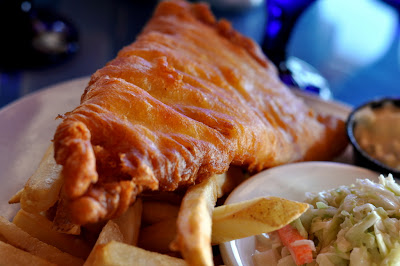 Fish and Chips at Top of the Bay on Oakland Beach in Warwick, RI - Photo by Taste As You Go