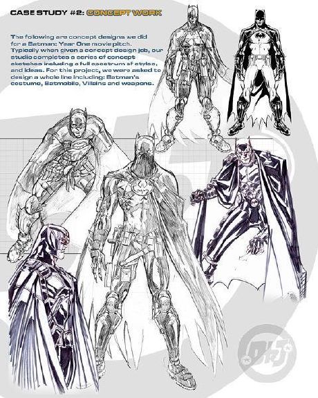 Arte conceptual del Batman: Year One que Aronofsky no llego a rodar Arte conceptual del Batman: Year One que Aronofsky no llego a rodar