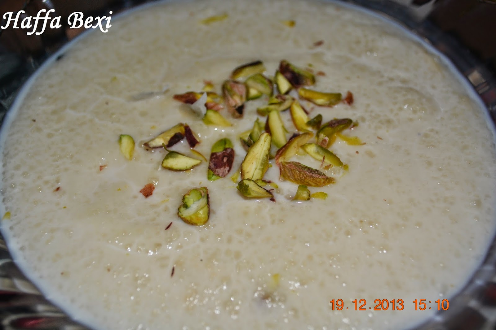 Rice Dessert Firni Haffa's kitchen adventures