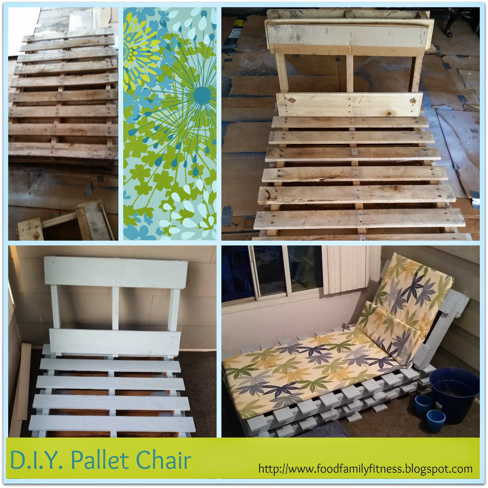 D I Y Pallet Lounge Chair Triple F Food Family Fitness