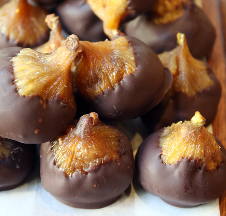 fudge ripple walnut stuffed figs
