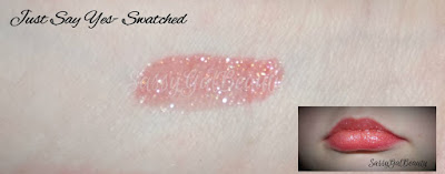 Swatched: Just Say Yes Lipgloss by Starlooks
