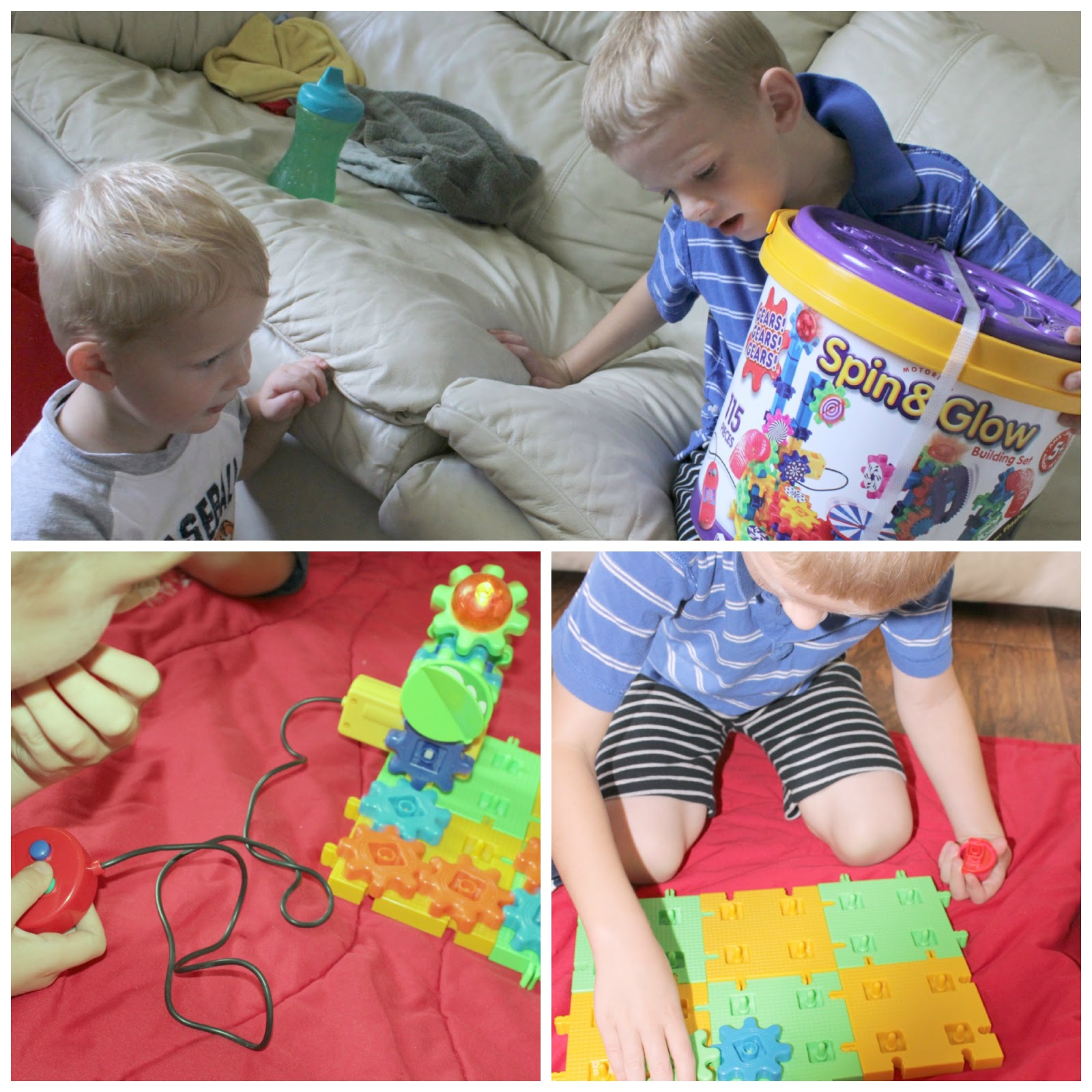 spin and glow building set