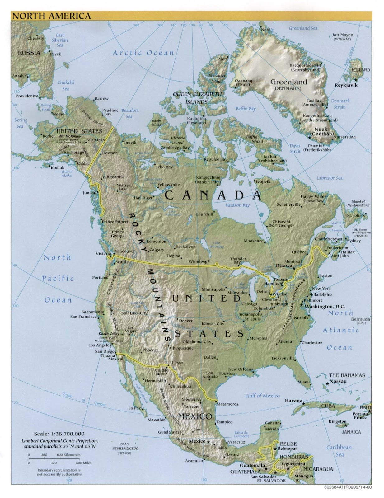 Nordamerika Weltatlas