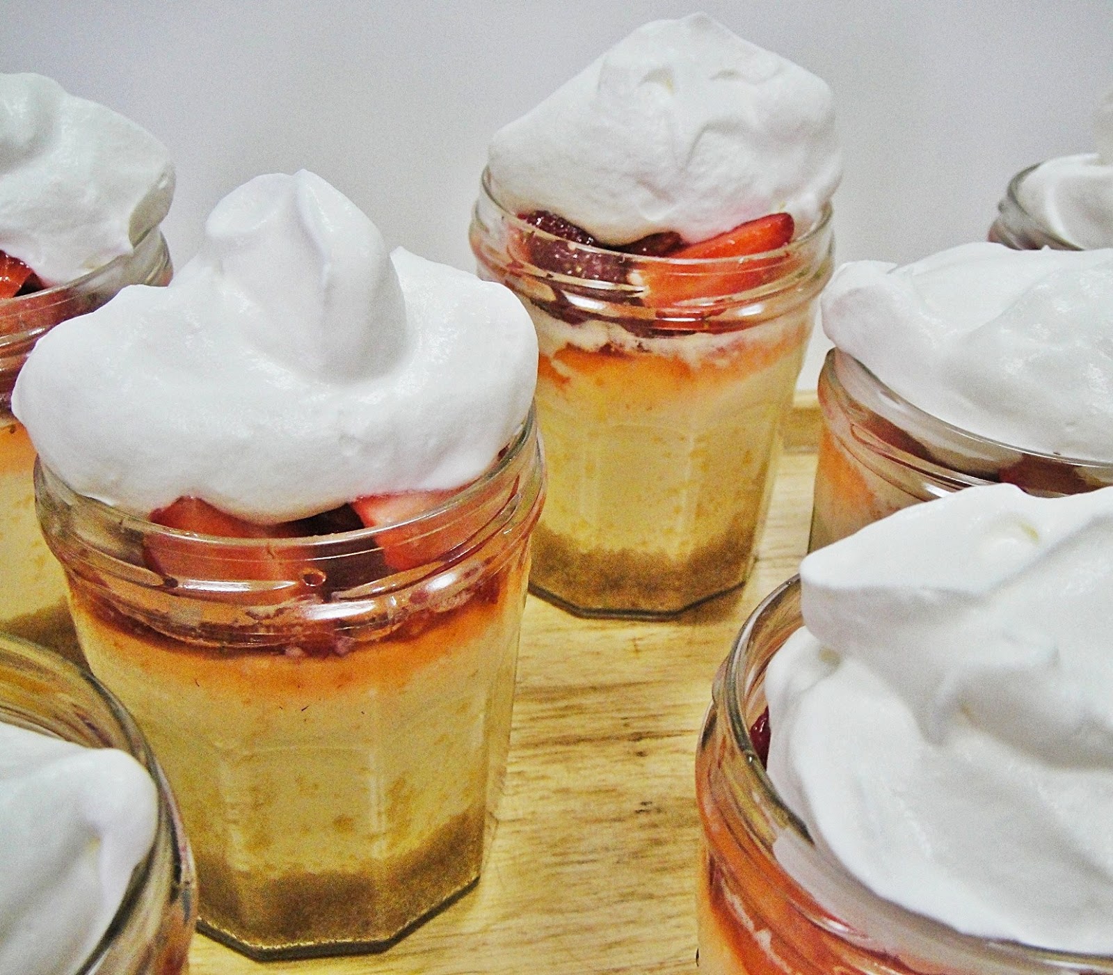 Maryam's Culinary Wonders 897. Baked Cheesecake in a Jar