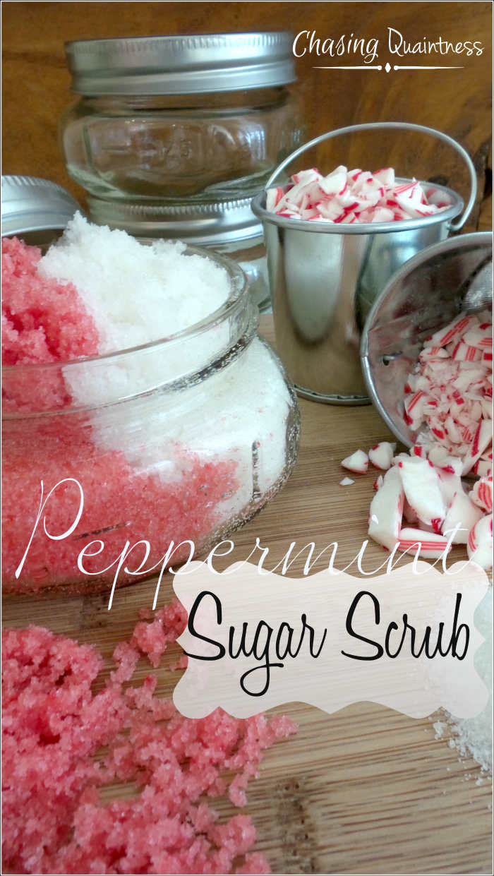 Chasing Quaintness Peppermint Sugar Scrub....