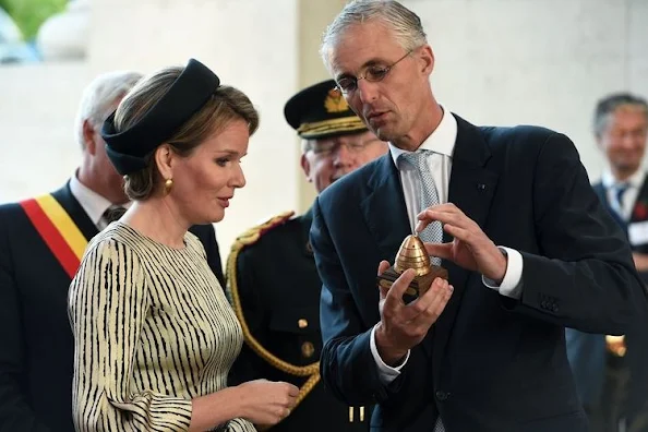 Queen Mathilde of Belgium attended the 30,000th 'Last Post' ceremony at the Menin Gate