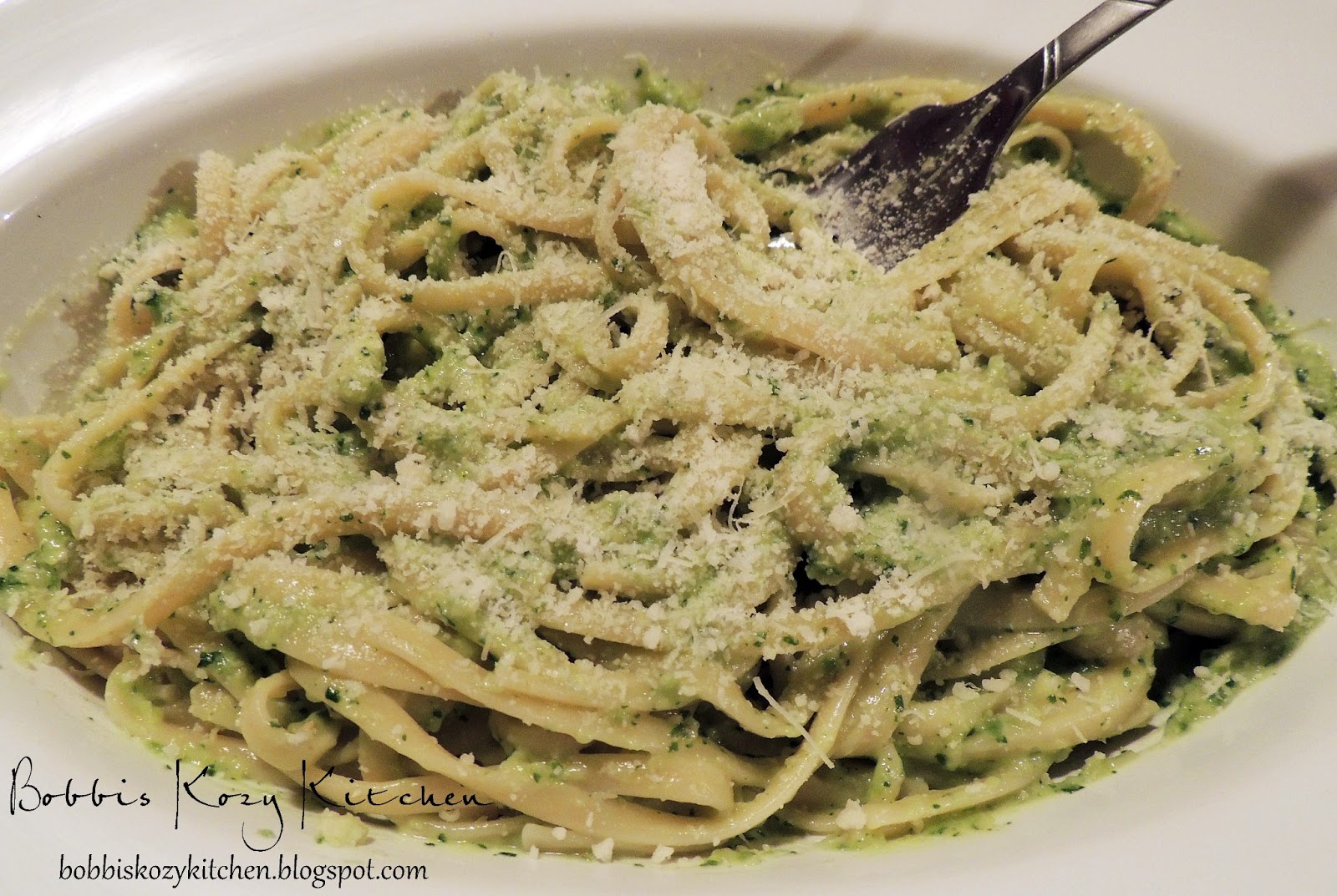 Guacamole Pasta Bobbi's Kozy Kitchen