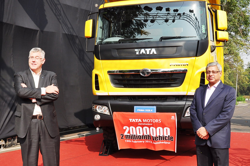Tata Motors' Jamshedpur plant rollsout its twomillionth truck