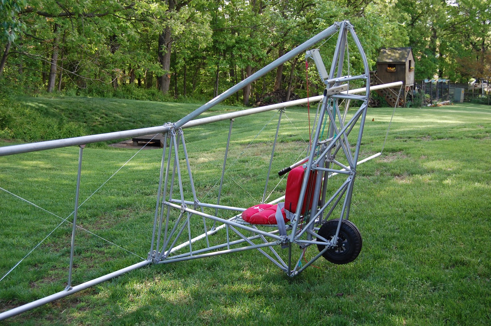 Building adventures of an Ultralight Glider Beautiful spring day for a