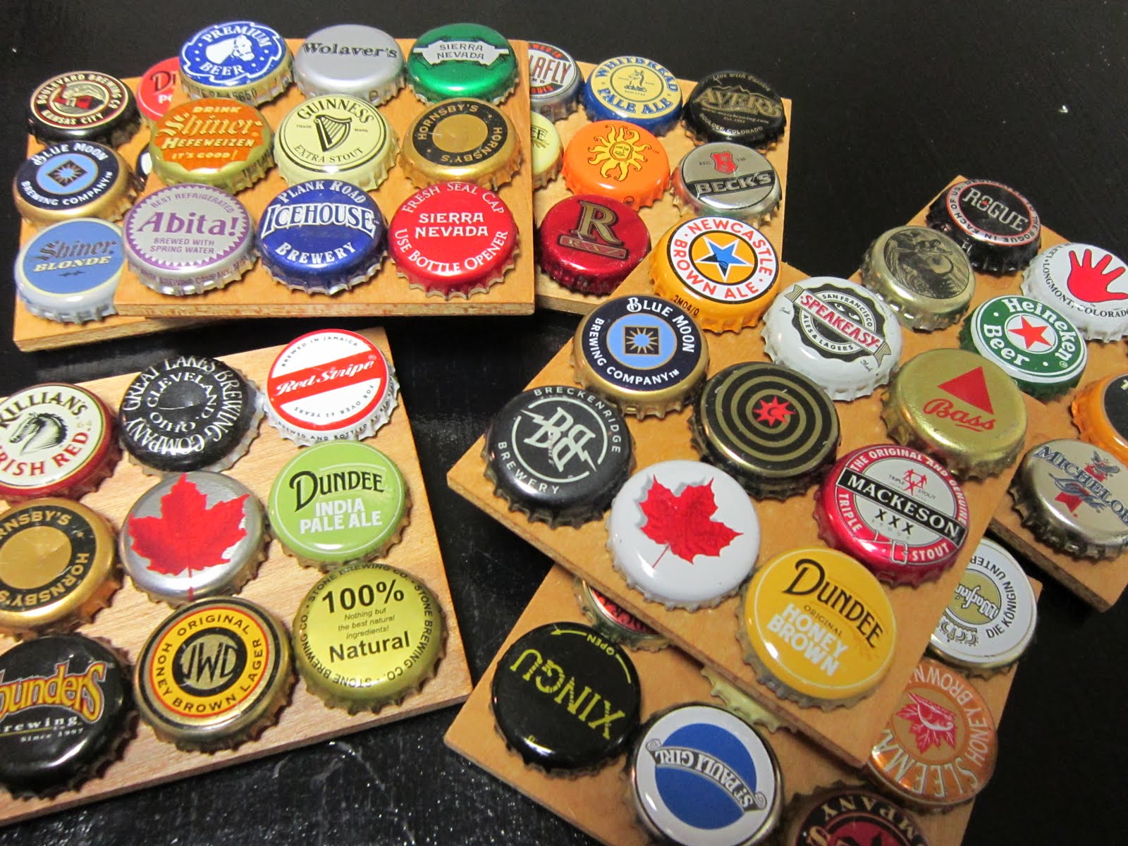 Slight Changes Beer Bottle Cap Coasters