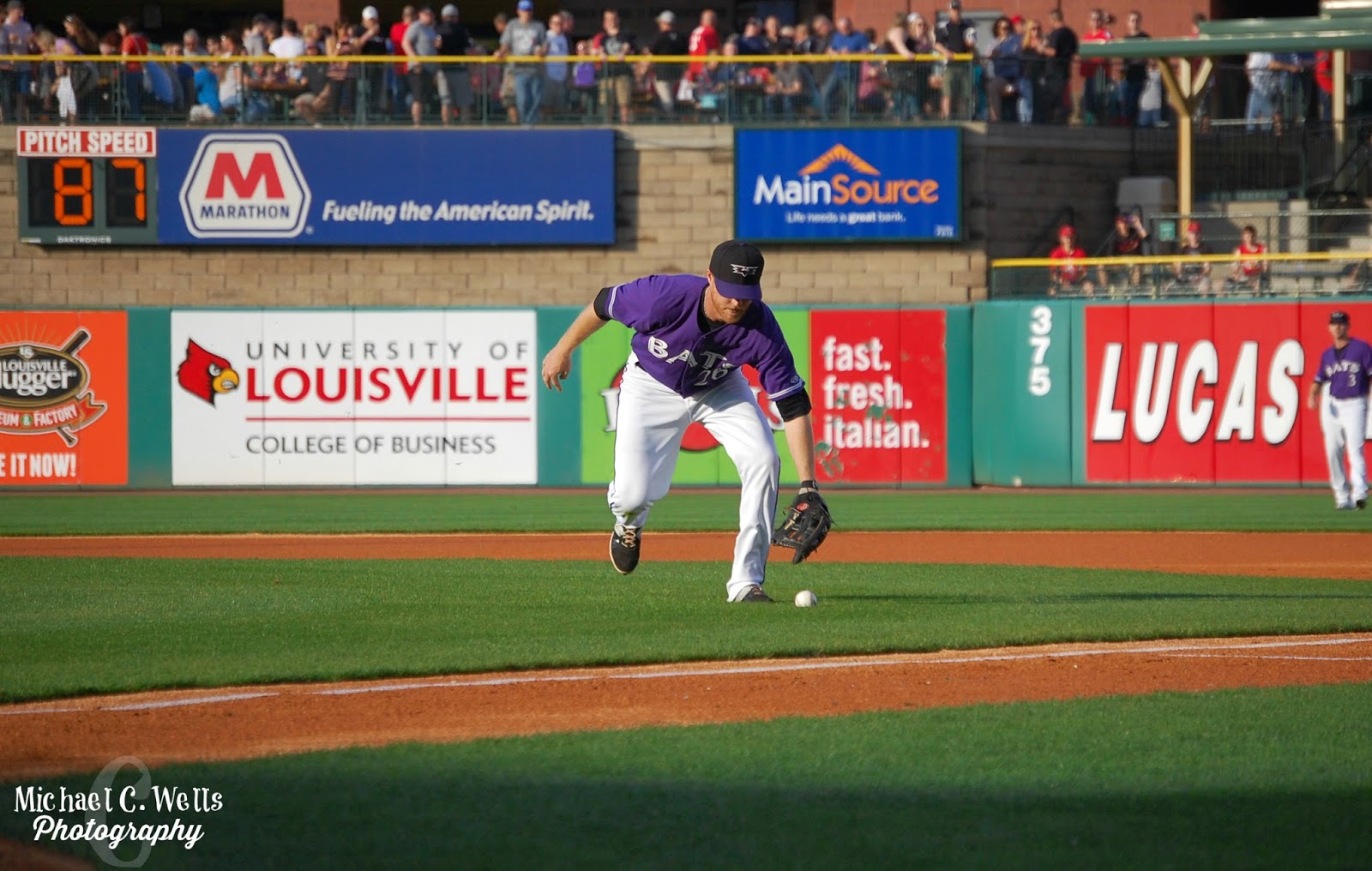 Michael C. Wells Photography Louisville Bats Opening Night 2015