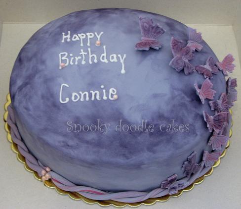 Chocolate Birthday Cake on Snooky Doodle Cakes