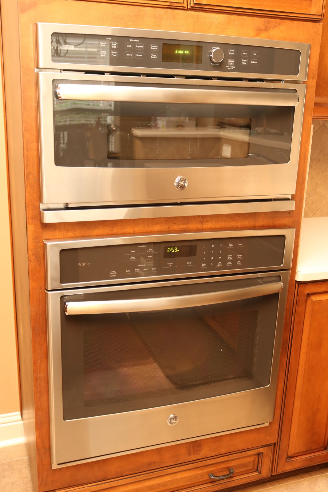 New Premium Double Ovens; GE Profile Oven & Advantium 4-in-one microwave/oven