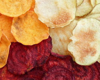 No-guilt microwave vegetable chips