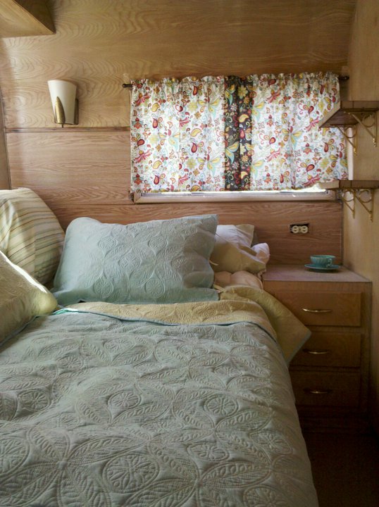 The Vintage travel trailer Photos of Curtains