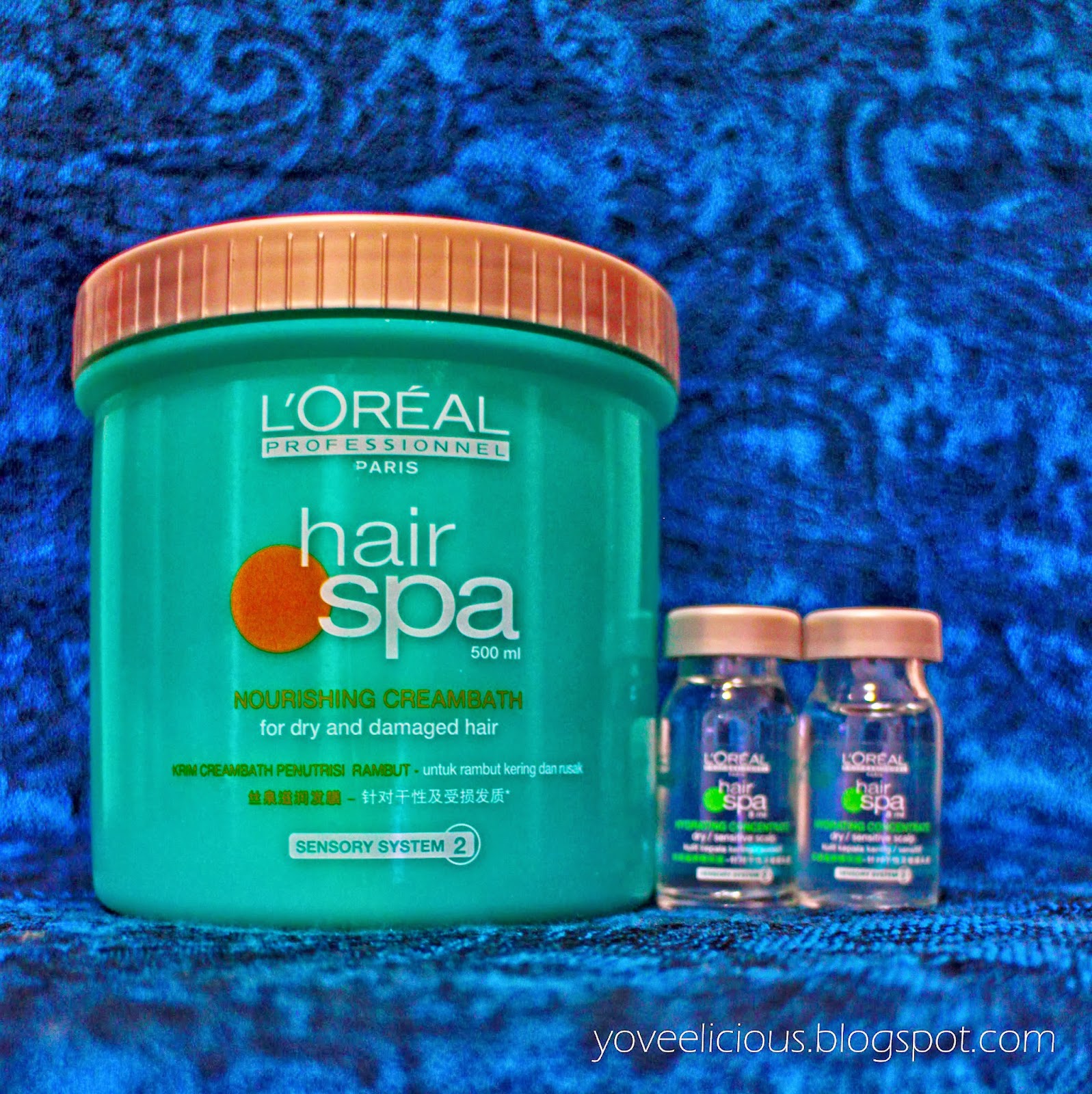 yoveelicious L'oreal Hair Spa Nourishing Creambath Review
