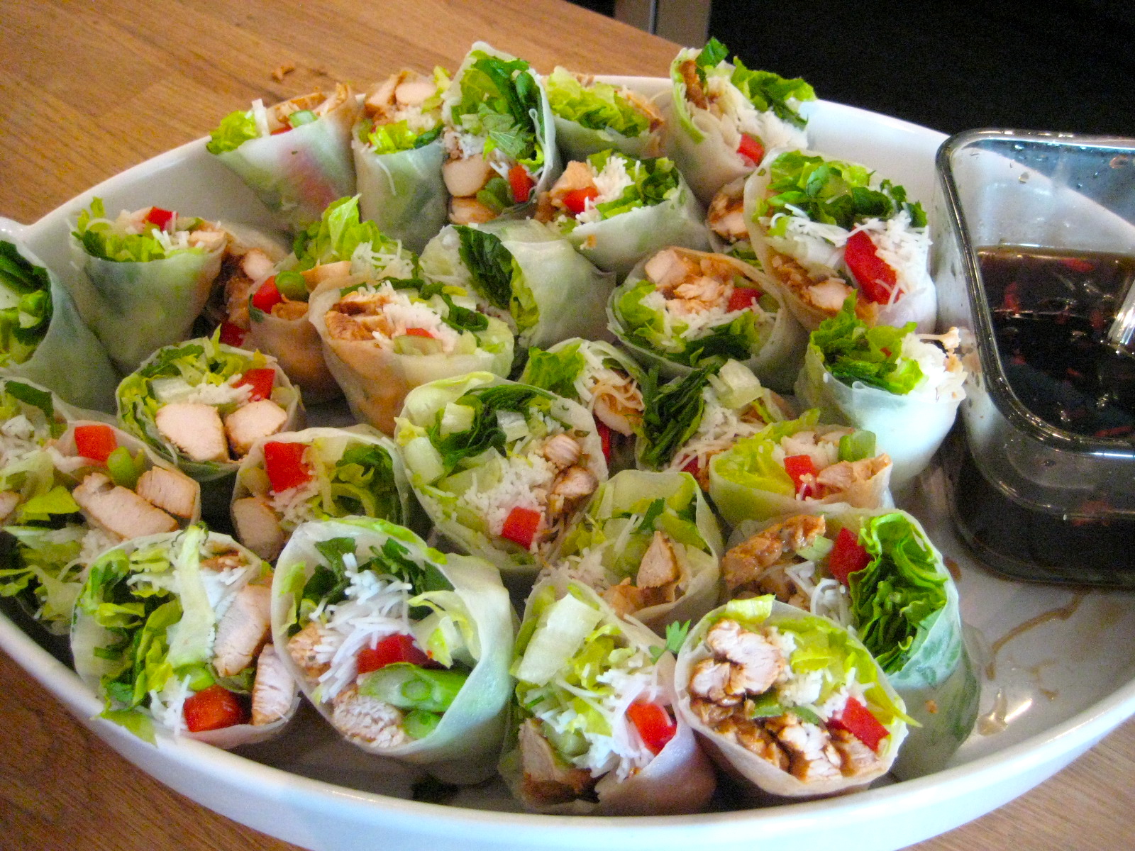 What's for dinner Thai Salad rolls