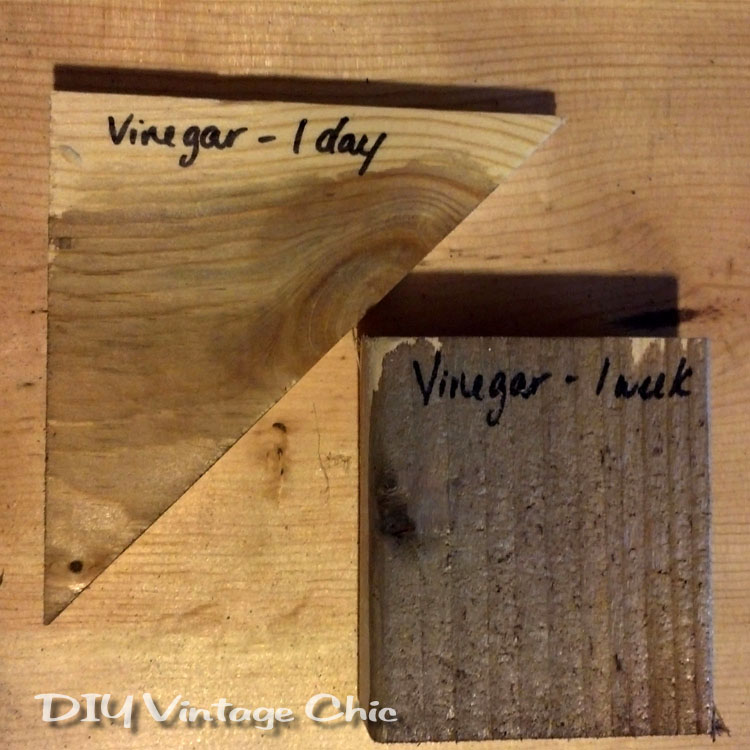 DIY Vintage Chic Natural Wood Stain Tutorial